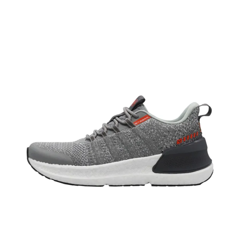 FREE TIE Low Top Running Shoes Men's Gray-0