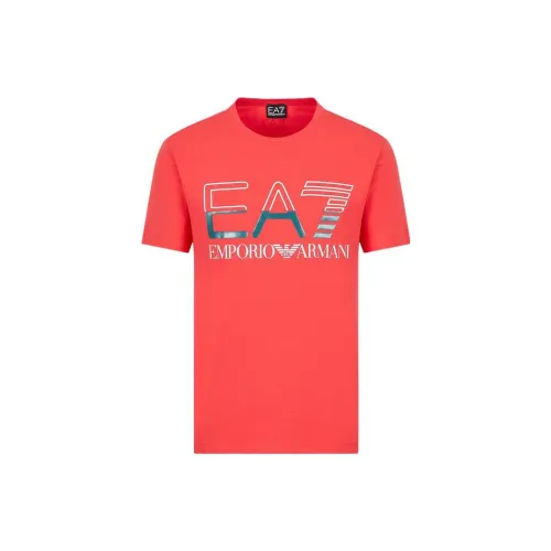 EMPORIO ARMANI T-Shirts Men Red