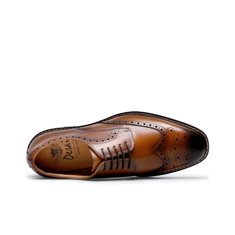 Desai Desai Dress Shoes Men's Brown-2