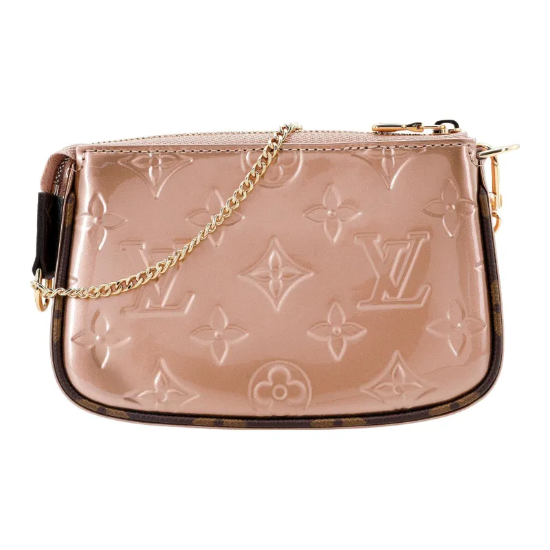 LOUIS VUITTON Mini Pochette Accessoires Rose Gold-3