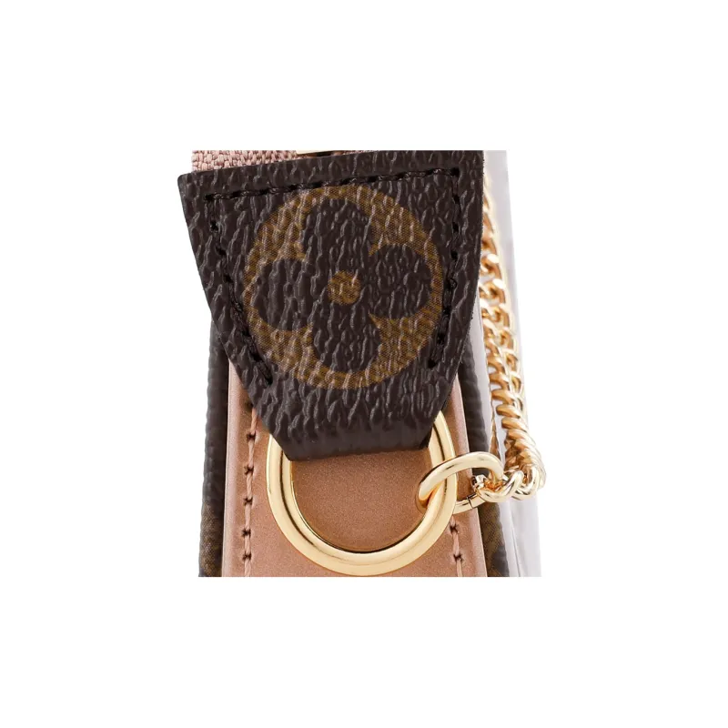 LOUIS VUITTON Mini Pochette Accessoires Rose Gold-8
