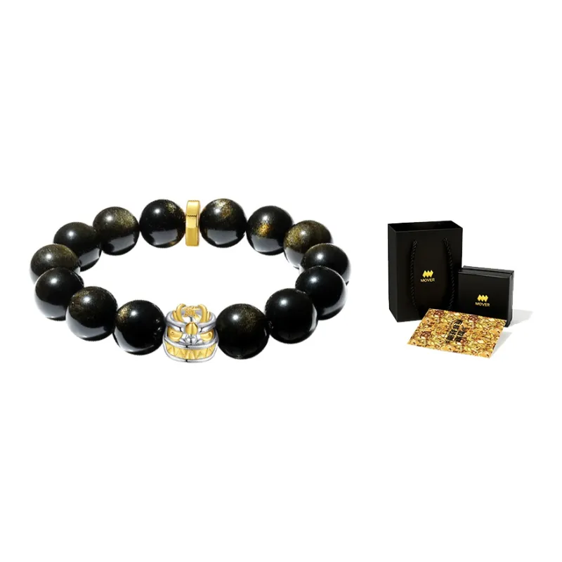 MOVER Obsidian Jade Bracelets Men's-1