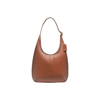 COACH Ergo Glove Tanning Shoulder Bag Handbag Large Size Women's Brown