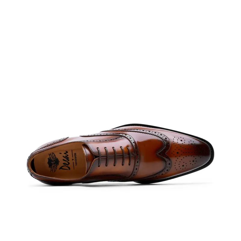 Desai Desai Dress Shoes Men's Brown-2