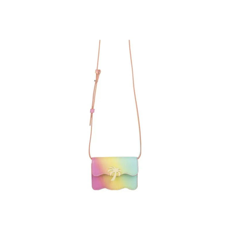PALM ANGELS Palm Beach Rainbow Printed Shoulder Bag-3