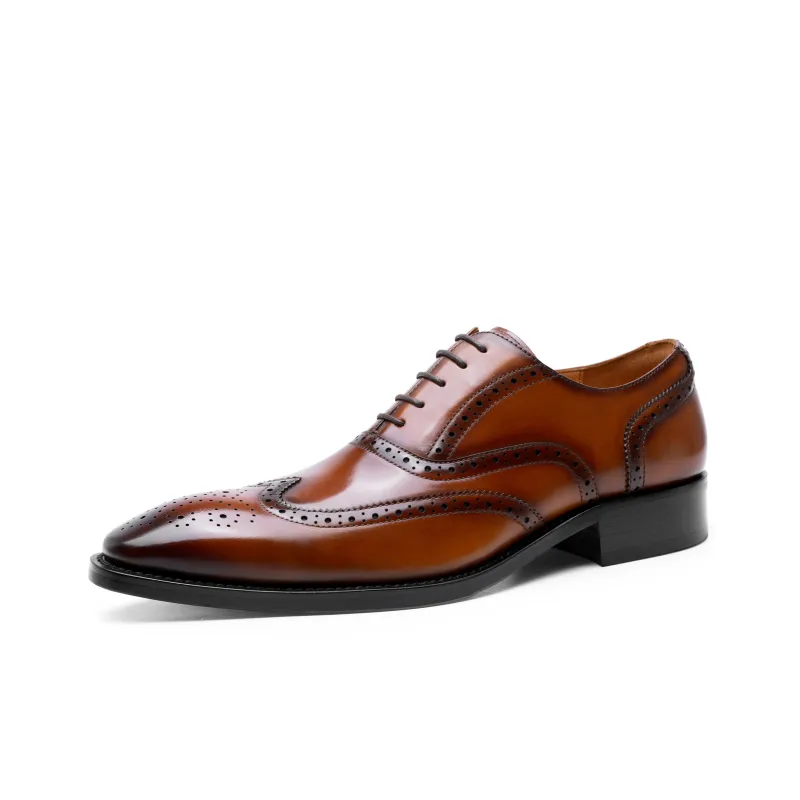 Desai Desai Dress Shoes Men's Brown-1
