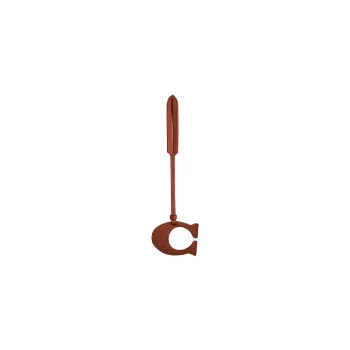 COACH Leather Charm Bag Merchandise Women's Brown