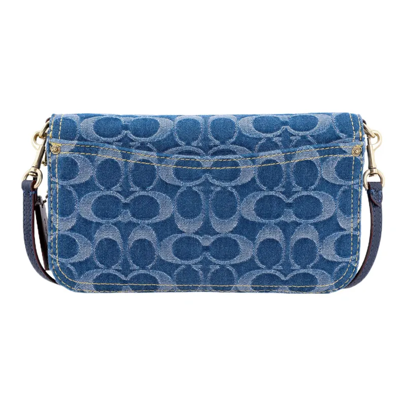 COACH Hayden Denim Fabric Crossbody Bag Women's Denim Blue Monogram-2