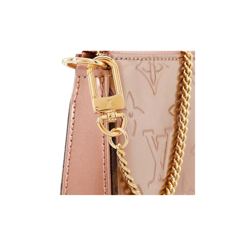 LOUIS VUITTON Mini Pochette Accessoires Rose Gold-7
