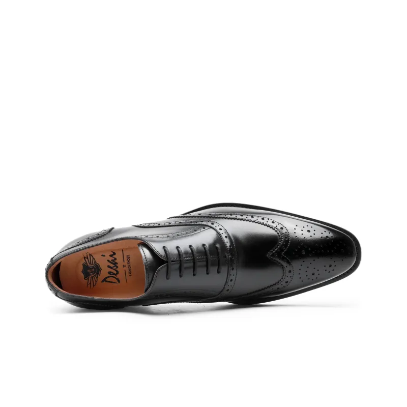 Desai Desai Dress Shoes Men's Black-2