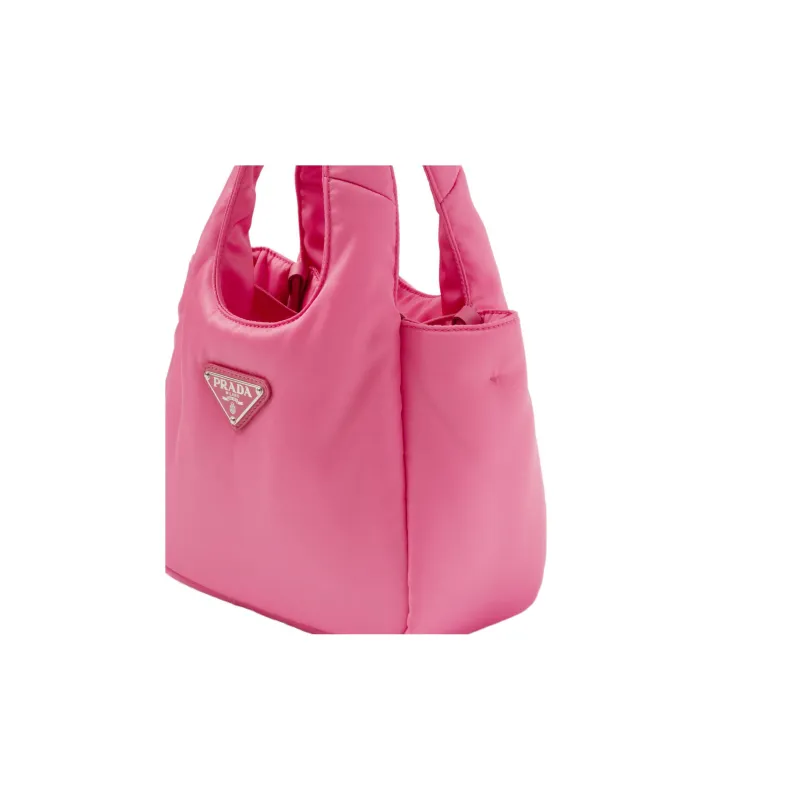 PRADA Re Nylon Fabric Tote Bag, Shopping Bag, Handbag Mini Women's Pink-3