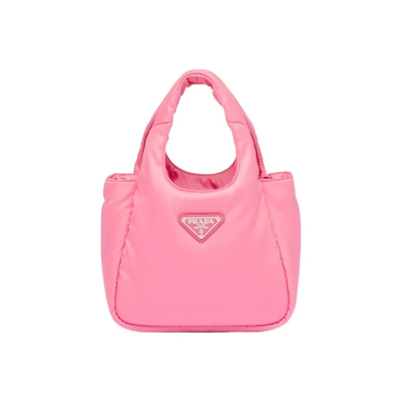 PRADA Re Nylon Fabric Tote Bag, Shopping Bag, Handbag Mini Women's Pink-0