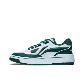 LiNing Rookie 2 Anti Slip Wear Resistant Low Top Skateboard Shoes Men's White Green