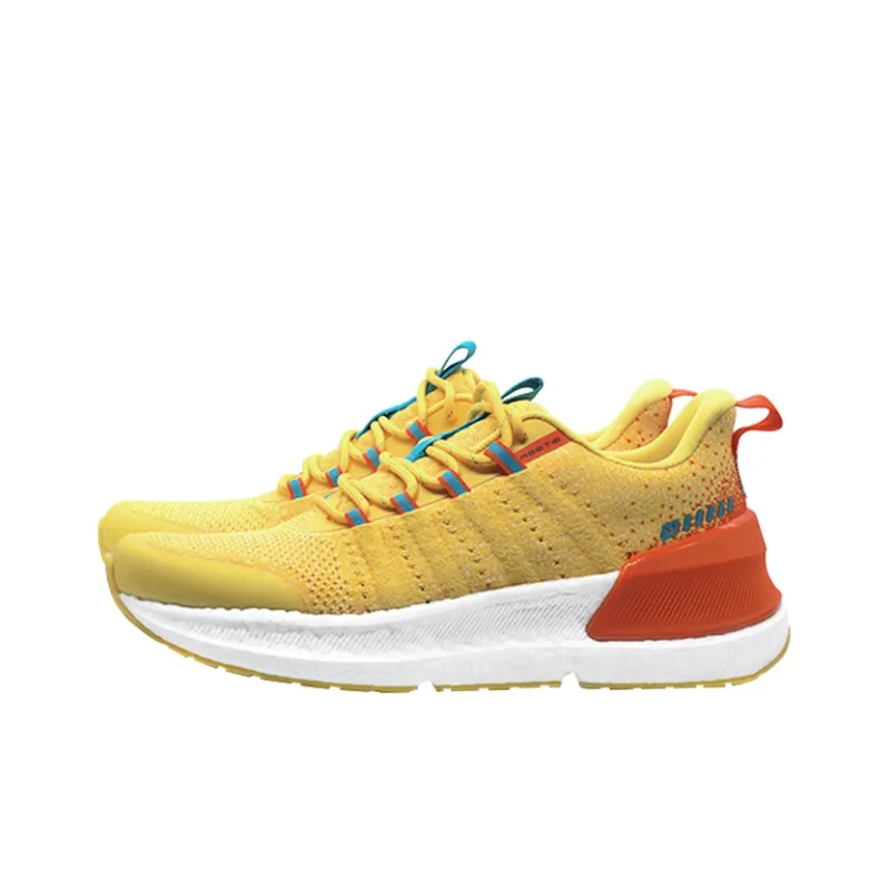 FREE TIE Low Top Running Shoes Men's Yellow Orange-2