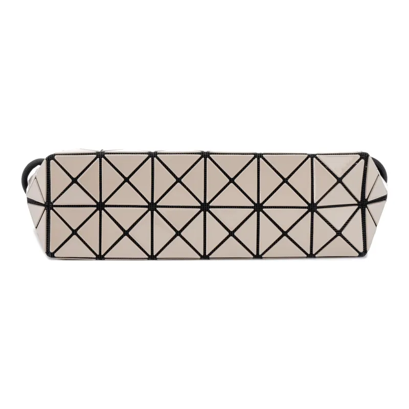 ISSEY MIYAKE Prism Polyvinyl Chloride Resin Shoulder Bag, Crossbody Bag Unisex Taupe-3