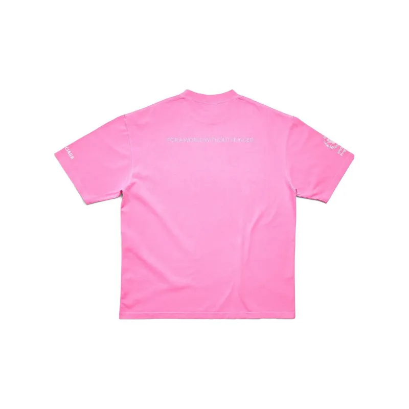 Balenciaga SS23 T Shirt Regular Fit Unisex Pink-1