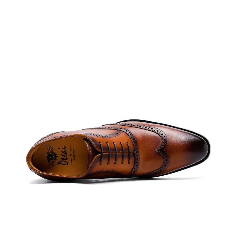Desai Desai Dress Shoes Men's Brown-2