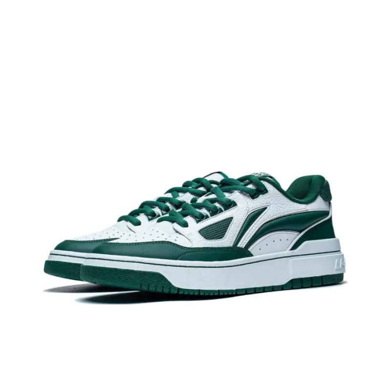 LiNing Rookie 2 Anti Slip Wear Resistant Low Top Skateboard Shoes Men's White Green-2