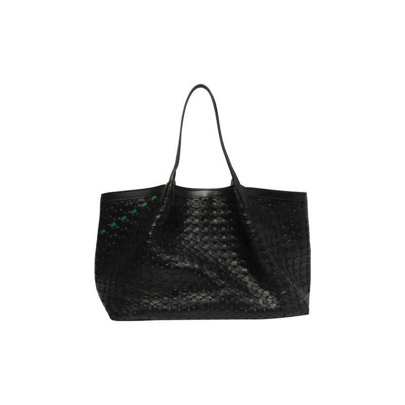 Serapian Secret Logo Printed Tote Bag-3