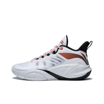 LiNing Storm 2023 Anti Slip Wear Resistant Low Top Basketball Shoes Men's White