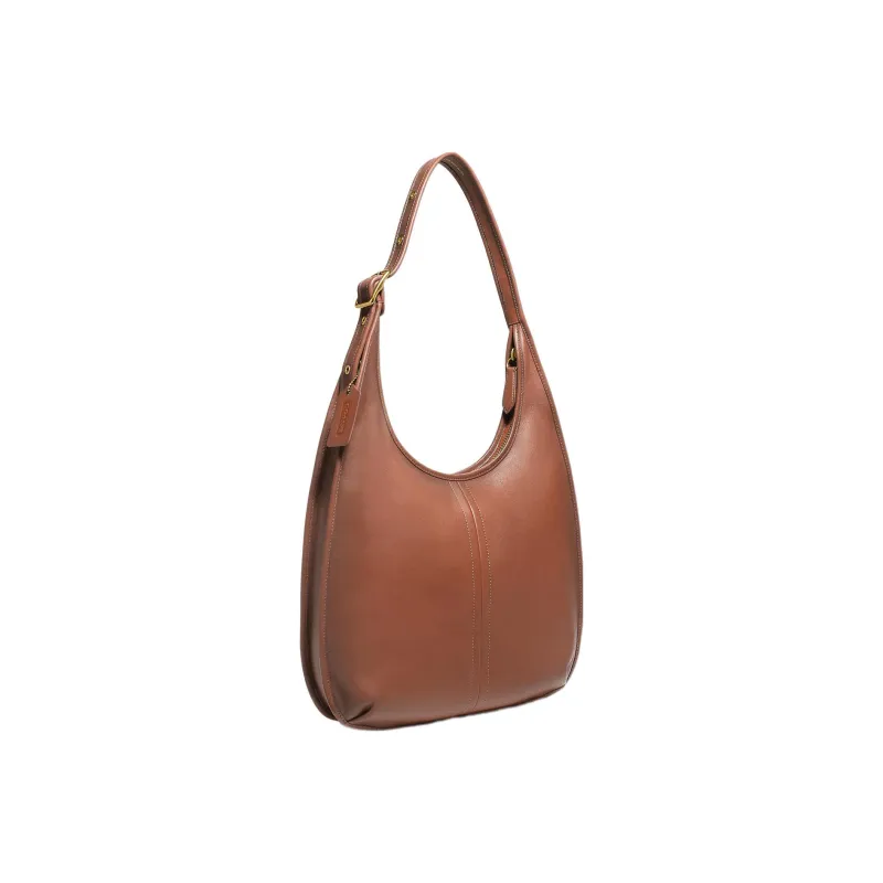 COACH Ergo Glove Tanning Shoulder Bag Handbag Large Size Women's Brown-1