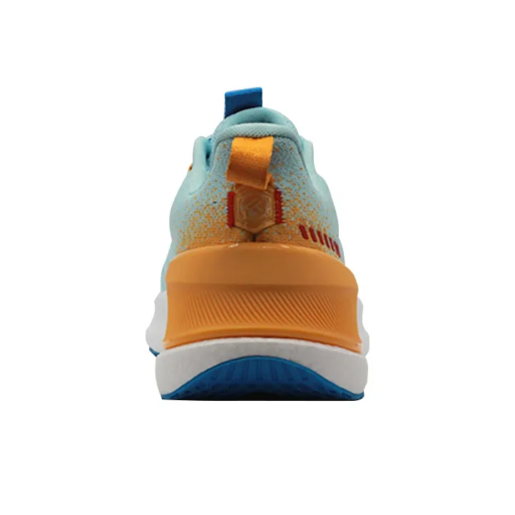 FREE TIE Low-Top Running Shoes Men's Blue Orange-3