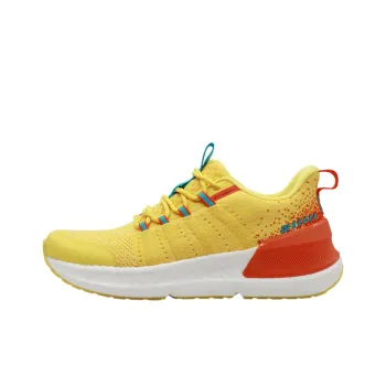 FREE TIE Low Top Running Shoes Men's Yellow Orange