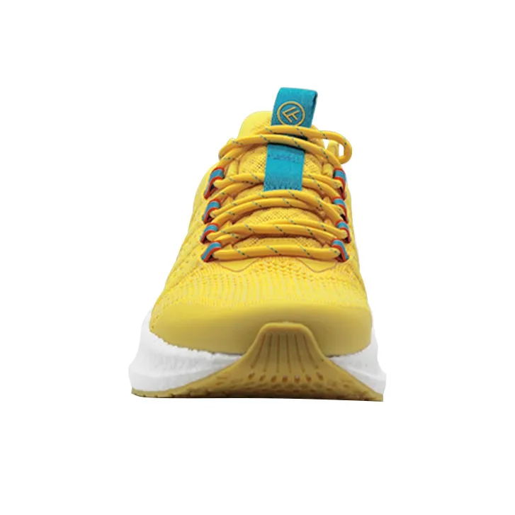 FREE TIE Low Top Running Shoes Men's Yellow Orange-4