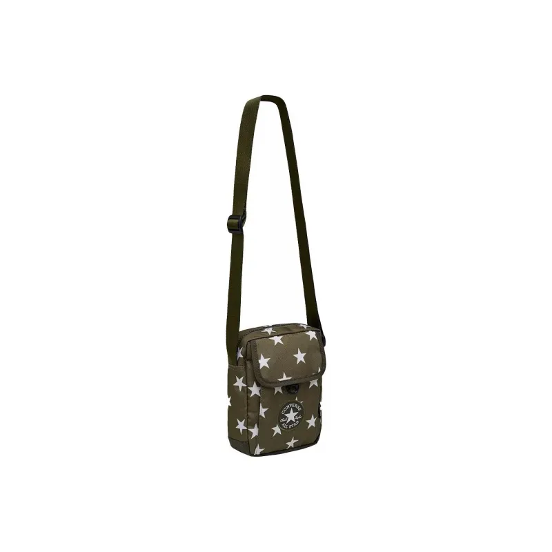 Converse Converse Crossbody Canvas One Shoulder Canvas Bag Crossbody Bags Regular Unisex Green-3