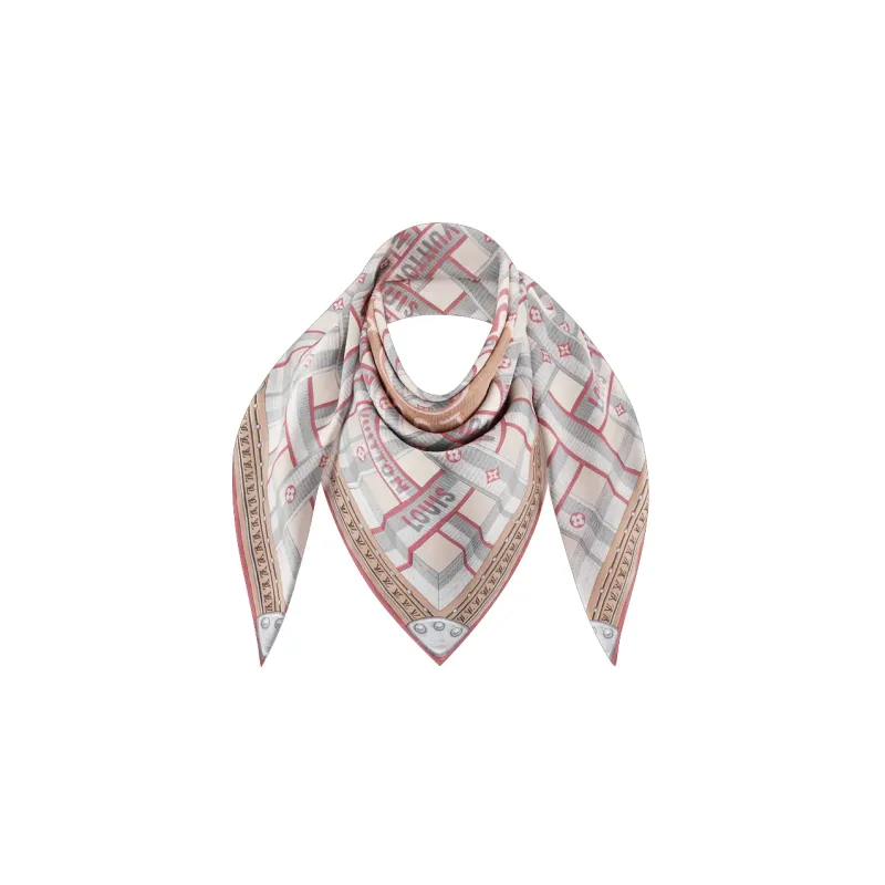 LOUIS VUITTON Silk Scarves Women's Multicolor-2
