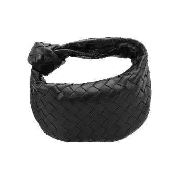 Bottega Veneta Jodie Mini Intrecciato Black