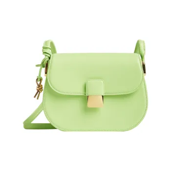 Bottega Veneta Desiree Calfskin Shoulder Bag Crossbody Bag Small Size Women's Light Green