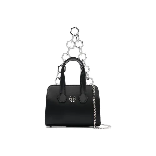 PHILIPP PLEIN Logo-plaque Satin-finish Tote Bag