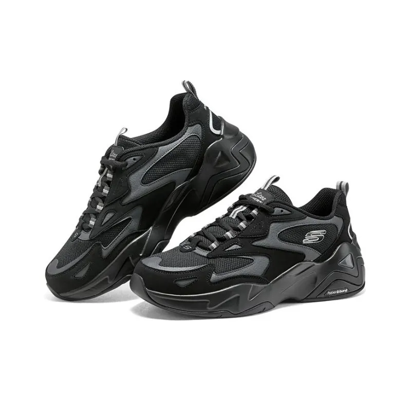 Skechers Stamina V3 Shoes 'Black Grey' Women's-2