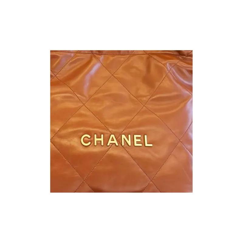 CHANEL Cow Leather Bucket Bag, Handbag, Shoulder Bag Women's Saffron Brown-1