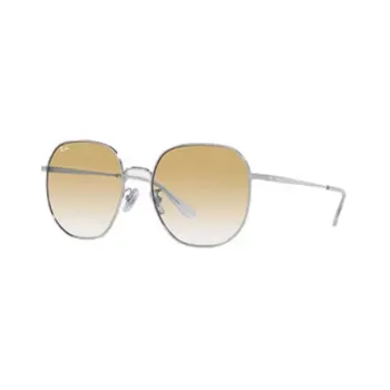 RayBan Metal Irregular Shape Sunglasses Women's Silver