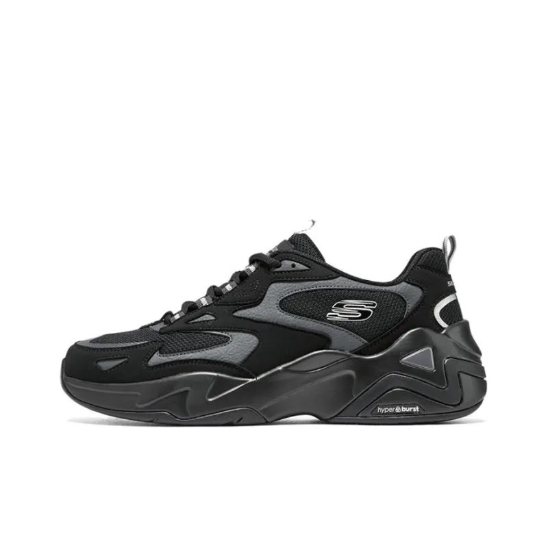 Skechers Stamina V3 Shoes 'Black Grey' Women's-0
