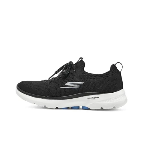 Skechers Go Walk 6 'Black Light Blue' Women's