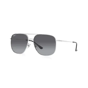 RayBan Metal Aviator Sunglasses Unisex Silver