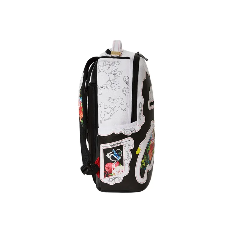 SPRAYGROUND PVC Travel Bags Backpack Large Size Unisex Raw White-3