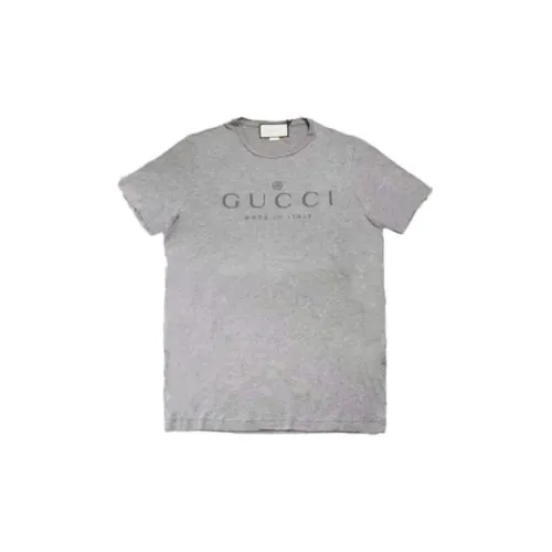 GUCCI T-Shirts Men Gray