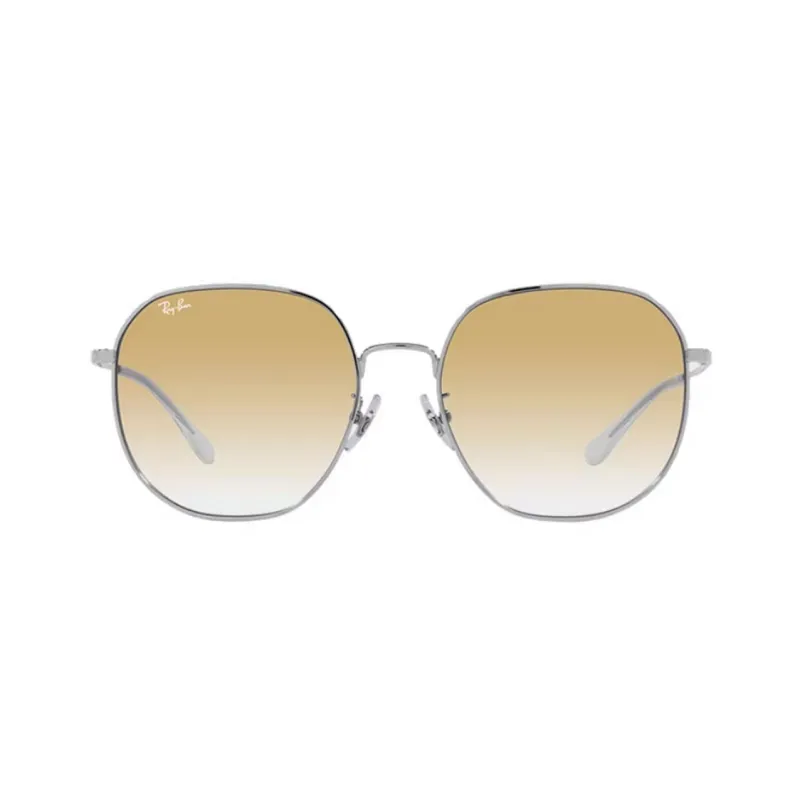 RayBan Metal Irregular Shape Sunglasses Women's Silver-1