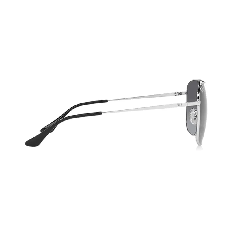 RayBan Metal Aviator Sunglasses Unisex Silver-2