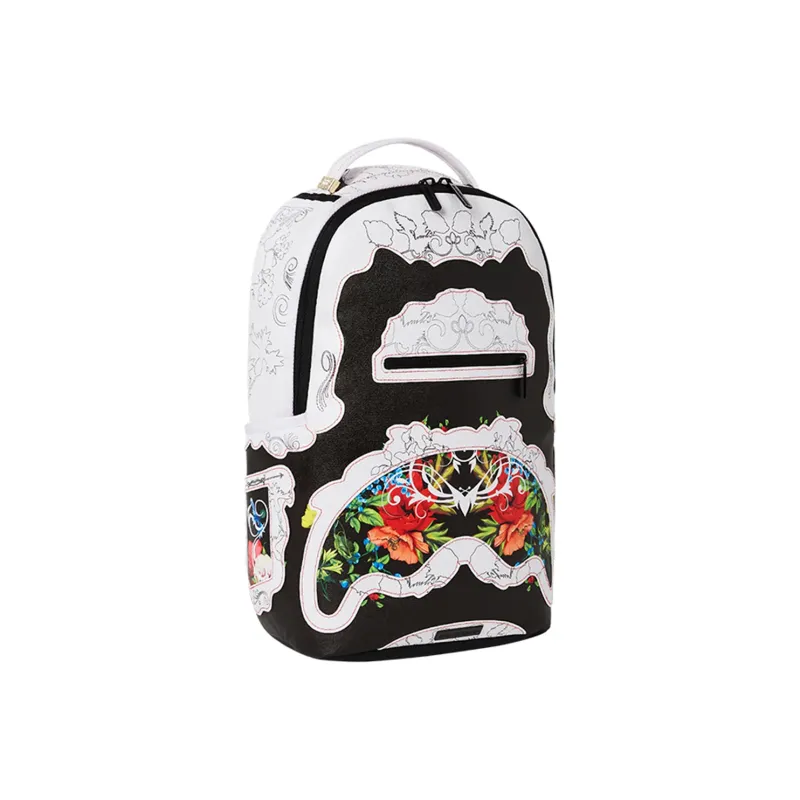SPRAYGROUND PVC Travel Bags Backpack Large Size Unisex Raw White-2
