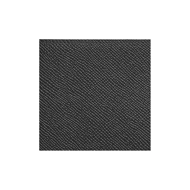 HERMES Citizen Twill Epsom Calfskin Wallet Men's Black/Midnight Blue/Sangyoubale Blue-2