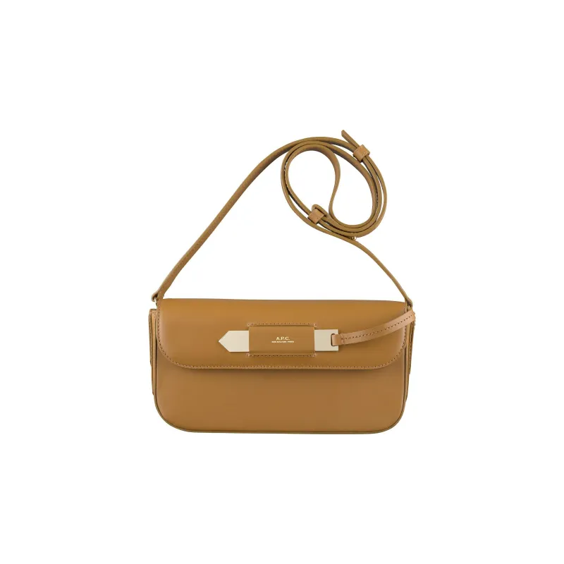 A.P.C Charlotte Leather Shoulder Bag-0