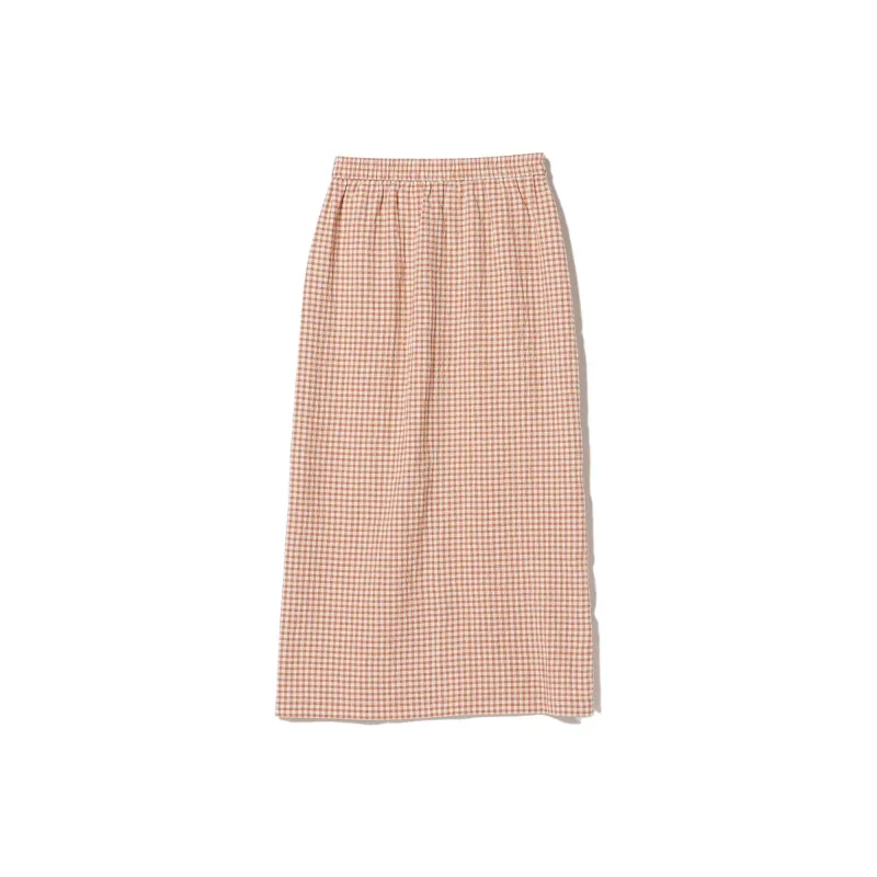 Beams Casual Long Skirts Women's Orange-1