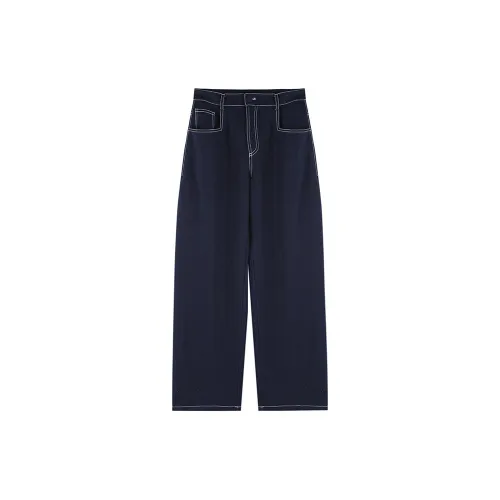 SUNONEONE Casual Pants Women's Navy Blue