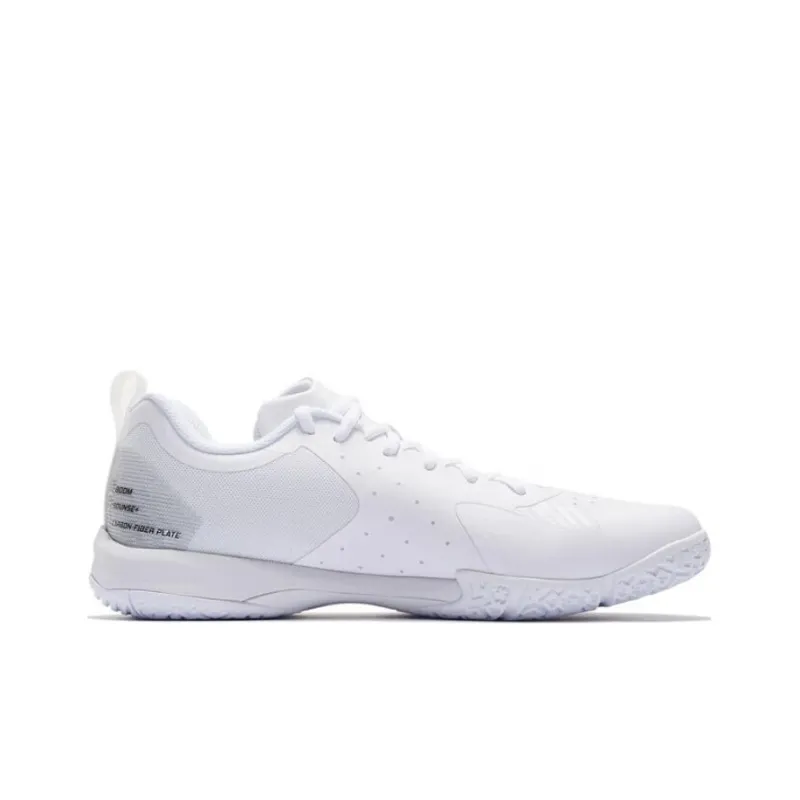 LiNing Sprint SE Slip-Resistant Cushioning Low-Top Badminton Shoes Unisex White-1