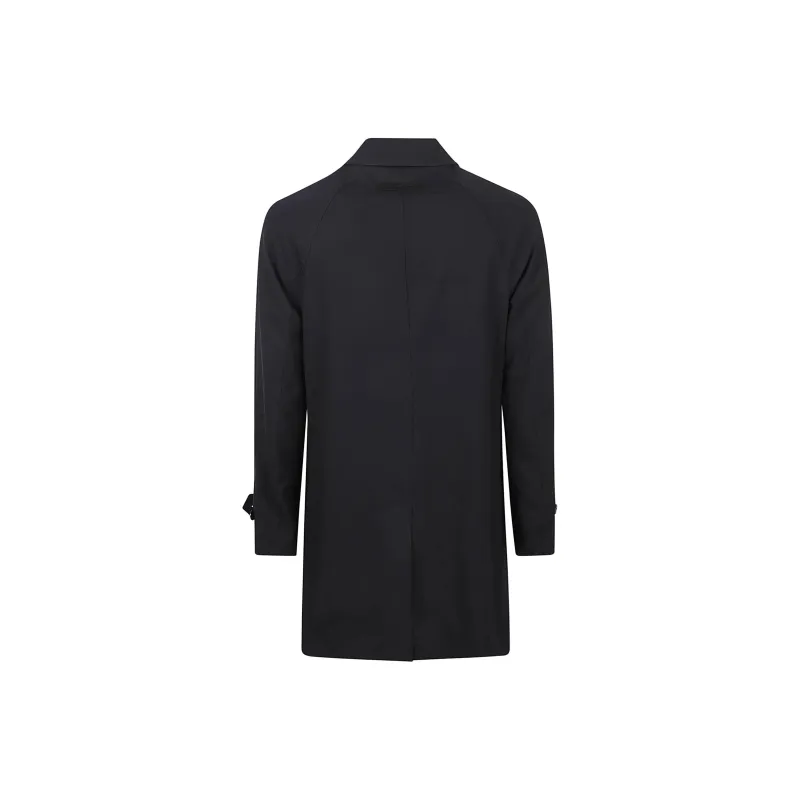 Ermenegildo Zegna Concealed Front Fastened Long Sleeved Coat-1